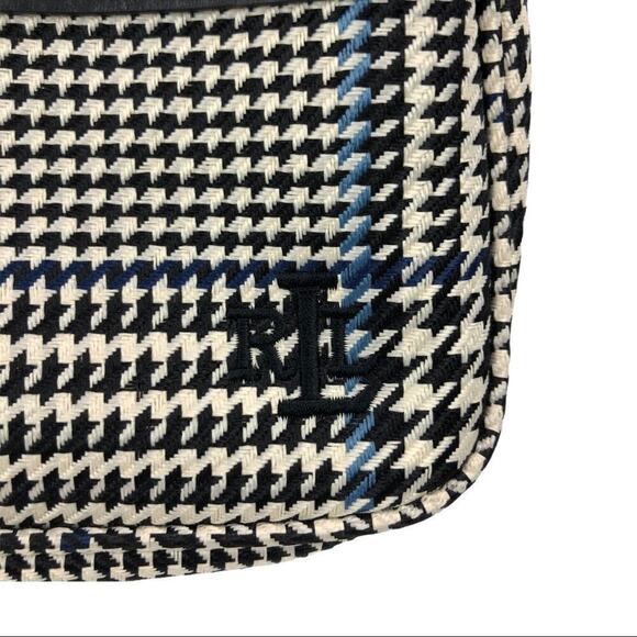 Ralph Lauren Monogram Houndstooth Canvas Mini Bag - Picture 3 of 16